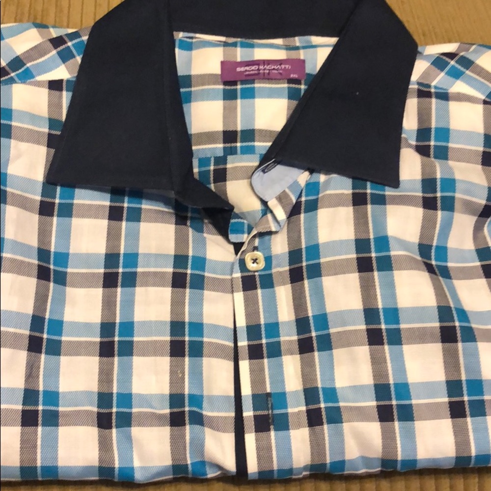 Sergio Kachatti- Short Sleeve Dress Shirt